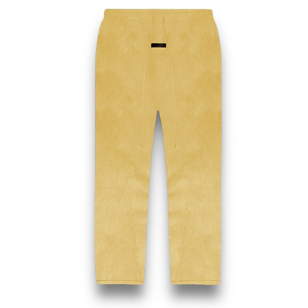 Essentials Fear Of God Men’s Trouser Pants Light Tusca Yellow NWT